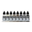 Imagen de Vallejo Pinturas Figure Set Black & White (8 x 18 ml)