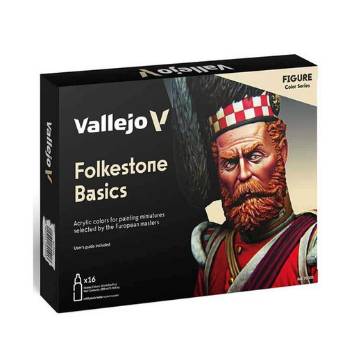 Imagen de Vallejo Figure Set Folkstone Basics (16 x 18 ml)
