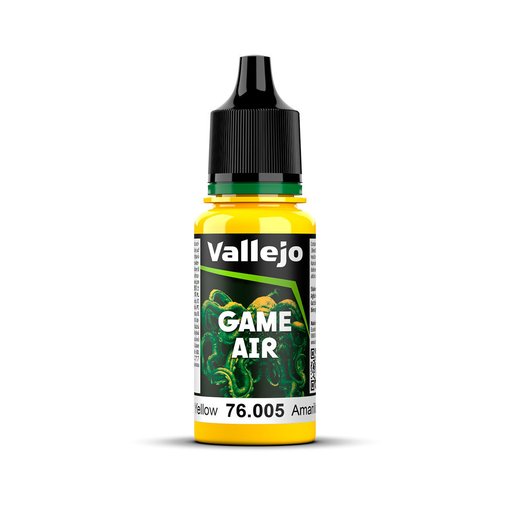 Imagen de Vallejo Pintura Game Air Amarillo Lunar 18 ml