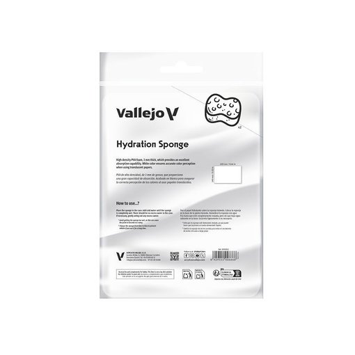 Imagen de Vallejo Esponja Hidratante para Paleta Húmeda