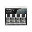 Imagen de Vallejo Pinturas Metal Color Set Aluminium Dope (4 x 32 ml)