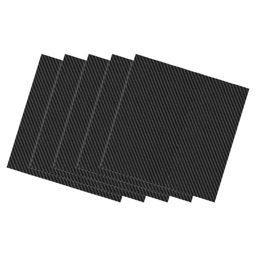 Imagen de Placa de fibra de carbono, 1 juego, 300 × 300 × 3 mm