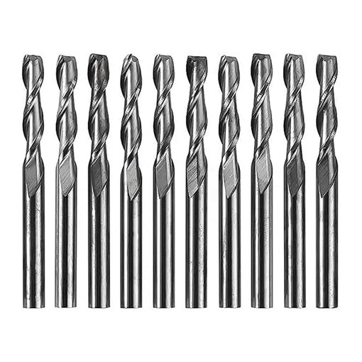 Imagen de Fresa espiral de doble filo – 3,175 mm, 10 piezas