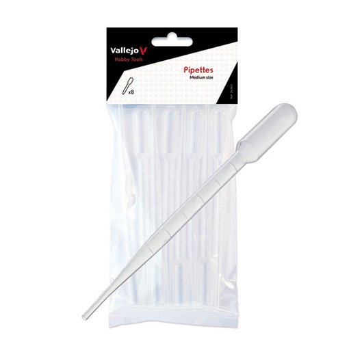 Imagen de Pack 8 Pipetas Medianas Vallejo 26.003 de 3 ml