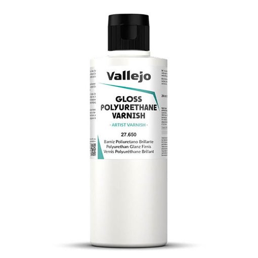 Imagen de Vallejo Barniz Poliuretano Brillante 200 ml.