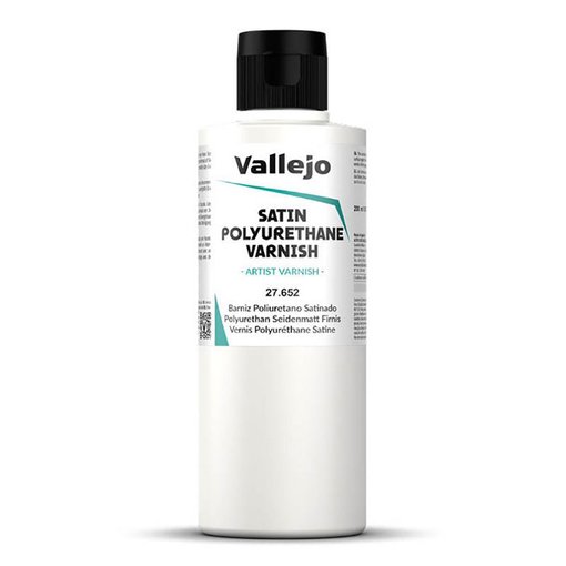 Imagen de Vallejo Barniz Poliuretano Satinado 200 ml.