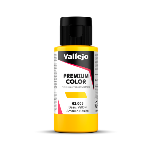 Imagen de Vallejo Pintura Premium Color Amarillo Básico 60 ml.