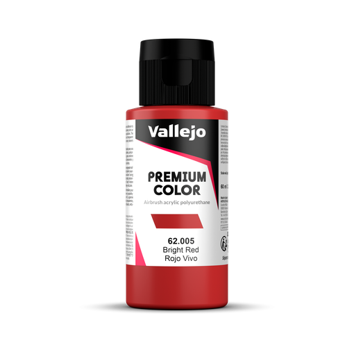 Imagen de Vallejo Pintura Premium Color Rojo Vivo 60 ml.