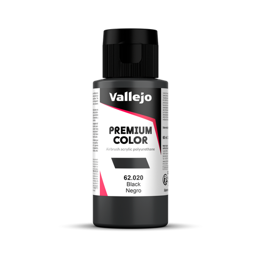 Imagen de Vallejo Pintura Premium Color Negro 60 ml.