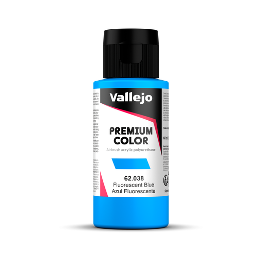 Imagen de Vallejo Pintura Premium Color Azul Fluo 60 ml.