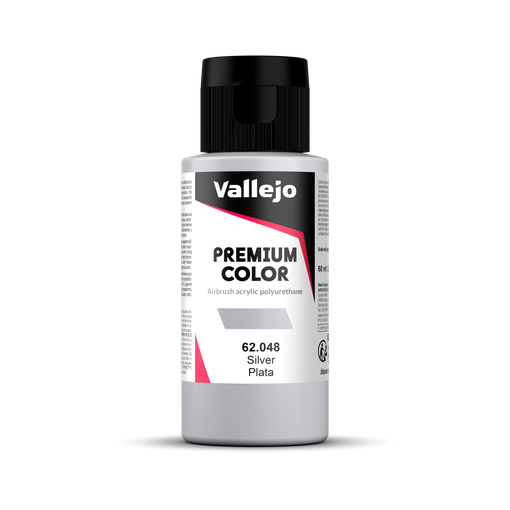 Imagen de Vallejo Pintura Premium Color Plata 60 ml.