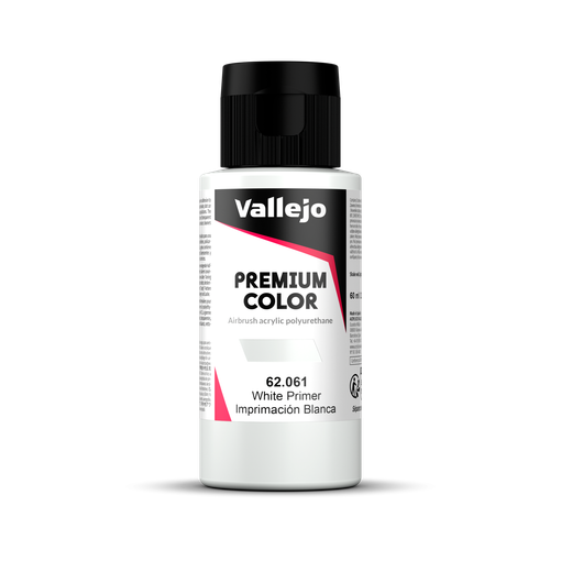Imagen de Vallejo Premium Color Imprimación Blanco 60 ml.