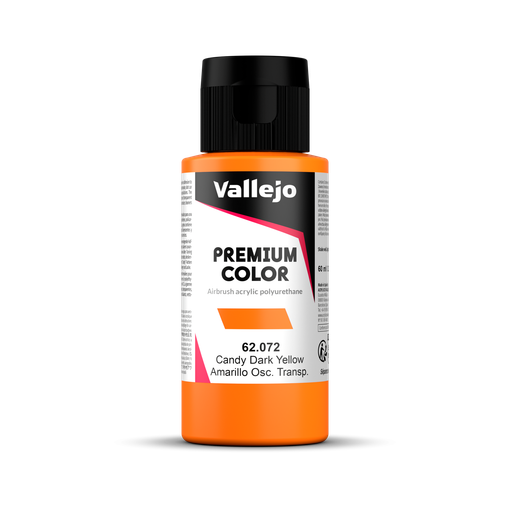 Imagen de Vallejo Pintura Premium Color Amarillo Oscuro Candy 60 ml.