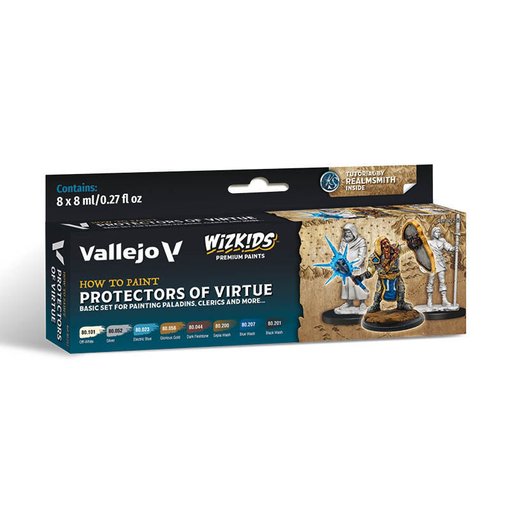 Imagen de Set Vallejo WizKids Protectors of Virtue 80.252 (8 x 8 ml)