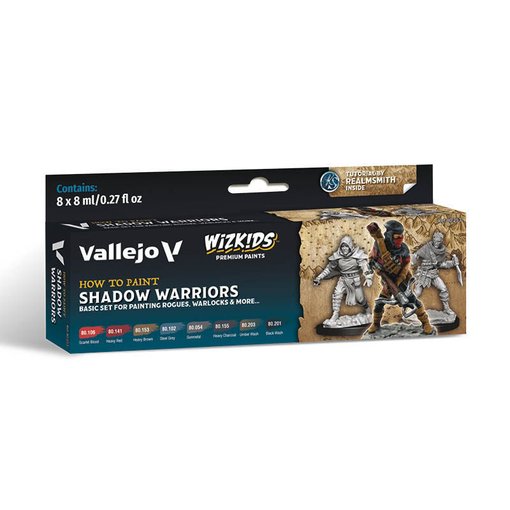 Imagen de Set Vallejo WizKids Shadow Warriors 80.253 (8 x 8 ml)