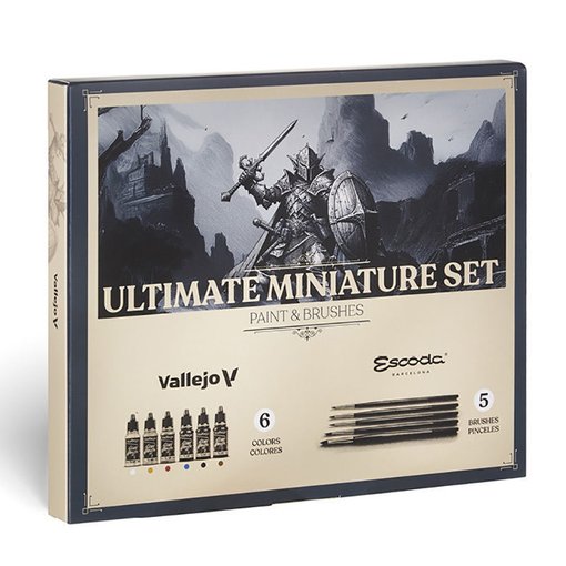 Imagen de Vallejo Game Color Ultimate Miniature Paint & Brushes Set