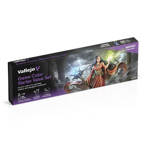 Imagen de Set Vallejo Game Color Starter 72.215: 10 Pinturas + Mini