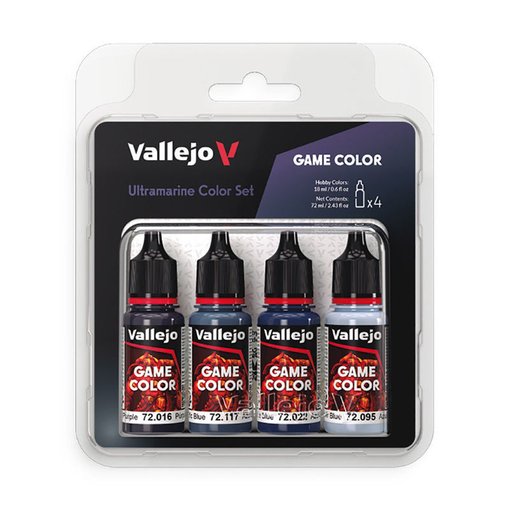 Imagen de Vallejo Pinturas Game Color Ultramarino Set (4 x 18 ml.)