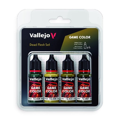Imagen de Vallejo Pinturas Game Color Piel Muerta Set (4 x 18 ml.)