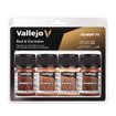 Imagen de Set Vallejo Pigments FX Óxido y Corrosión 73.194 (4x35 ml)