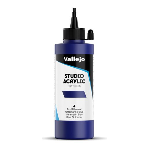 Imagen de Vallejo Pintura Studio Acrylic Azul Ultramar 200 ml.