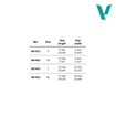 Tabla de medidas de los pinceles secos Vallejo Dry Brush S, M, L y XL