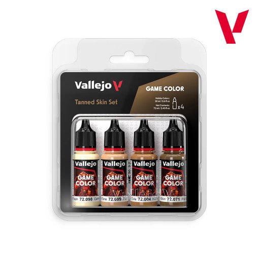 Set Vallejo Game Color Piel Bronceada 72.380 – frente