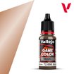 Pintura Vallejo Game Color Metallic Bronce Pulido 72.058 con muestra de color