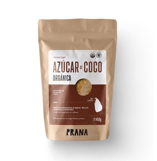 Imagen de AZÚCAR DE COCO ORGÁNICO PRANA  400gr