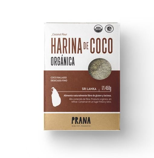 Imagen de HARINA DE COCO ORGÁNICA PRANA 450g