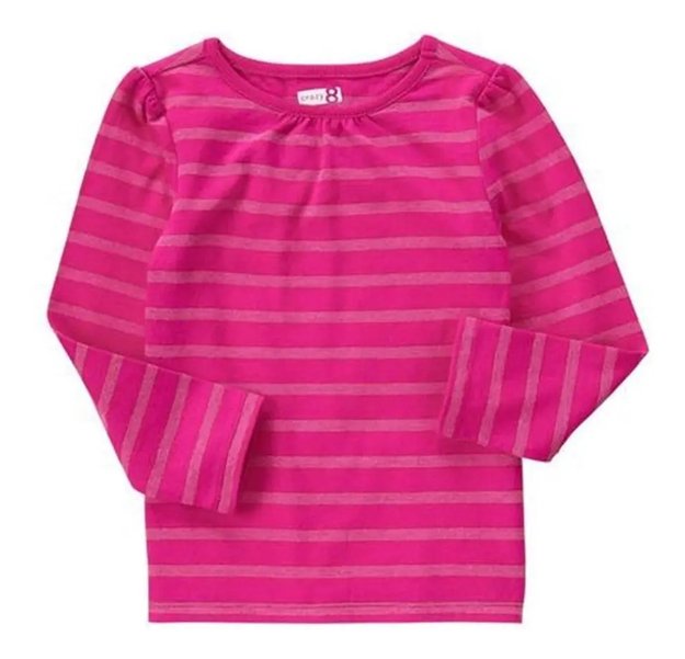 Imagen de Remera Manga Larga Crazy8 Algodón  Bebes Niños Holiday  Fucsia 18-24 Meses Liso