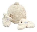 Imagen de Set Gorro, botitas y mitones Corderito JJ Cole  0-6 meses