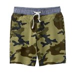 Imagen de Short Bermuda Con Pretina Crazy8  Camuflaje Algodón Varón Gris Oscuro 12-18 Meses