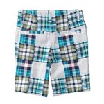 Imagen de Short Bermuda Parches Crazy8 Algodón Bebes Niños Verano Celeste Rayas 5t