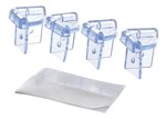 Imagen de Set  de 4 protectores de esquinas de mesas transparente