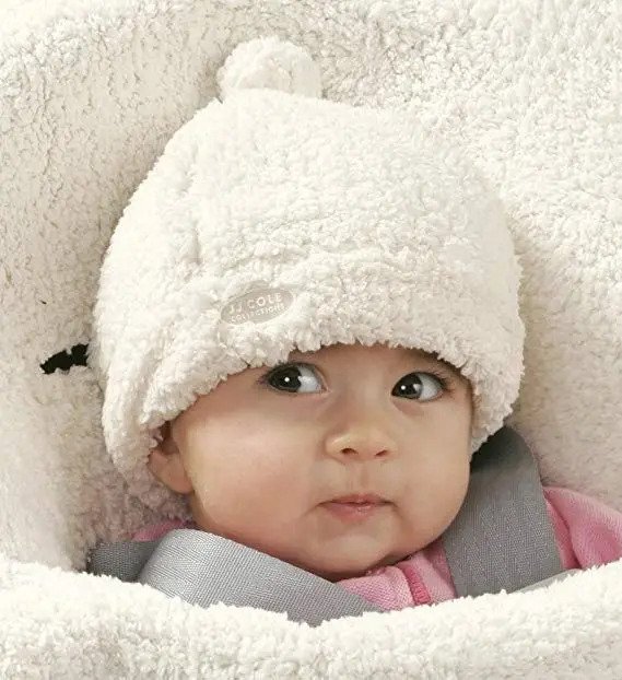 Imagen de Gorro JJCole Corderito Bebés 0-6 Meses
