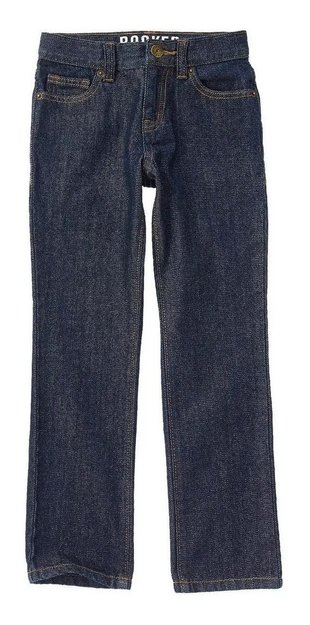 Imagen de Jeans Pantalon Algodon Crazy8 Rocker Corte Regular Varón Azul Oscuro 7