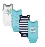 Imagen de Pack de 4 bodies musculosas  surfistas Gerber 24m