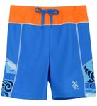 Imagen de Short Licra Agua Surf Protección Uv Playa Piscina Tuga Niños Naranja 2 A 3 Años