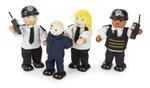 Imagen de Figura de acción policía y ladrones Bigjigs