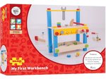 Imagen de Banco con herramientas de trabajo en madera Bigjigs