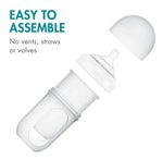 Imagen de Mamadera anticólico Boon, con bolsa y tetina de silicona 8oz (236 Ml)