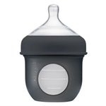 Imagen de Pack X 3 Mamadera Boon anticólico con bolsa y tetina de silicona 4oz (118 Ml)-Beige