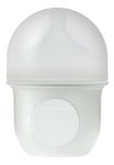 Imagen de Pack X 3 Mamadera Boon anticólico con bolsa y tetina de silicona 4oz (118 Ml)-Beige