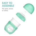 Imagen de Pack X 3 Mamadera Boon anticólico con bolsa y tetina de silicona 4oz (118 Ml)-nordico