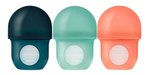 Imagen de Pack X 3 Mamadera Boon anticólico con bolsa y tetina de silicona 4oz (118 Ml)-nordico