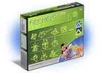 Imagen de Juego magnético 30 pz con barritas y esferas GLOW