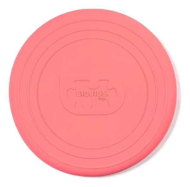 Imagen de Frisbee Disco Volador Silicona Playa Juego Bebes 12m+ Bigjig - coral