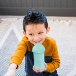 Imagen de Vaso de silicona c/ tapa y sorbito Boon-Verde