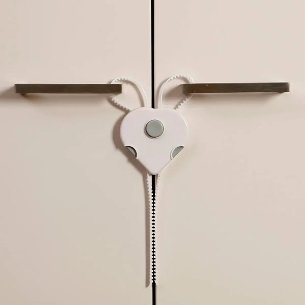 Imagen de Tranca corazón de seguridad para puertas